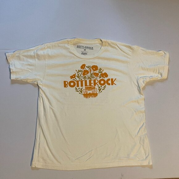 BottleRock Napa Valley Festival Graphic T-Shirt Unisex Size Large Black Music - Picture 1 of 3